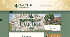 Desktop Screenshot of oaktreeassistedliving.com